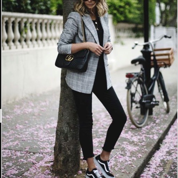 H&M| Double-breasted houndstooth blazer - sz 38 - Picture 10 of 13